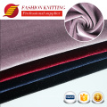 Hot sale elastic and soft plain polyester brushed knit ks velboa fabric korean scholl velvet soft for dress